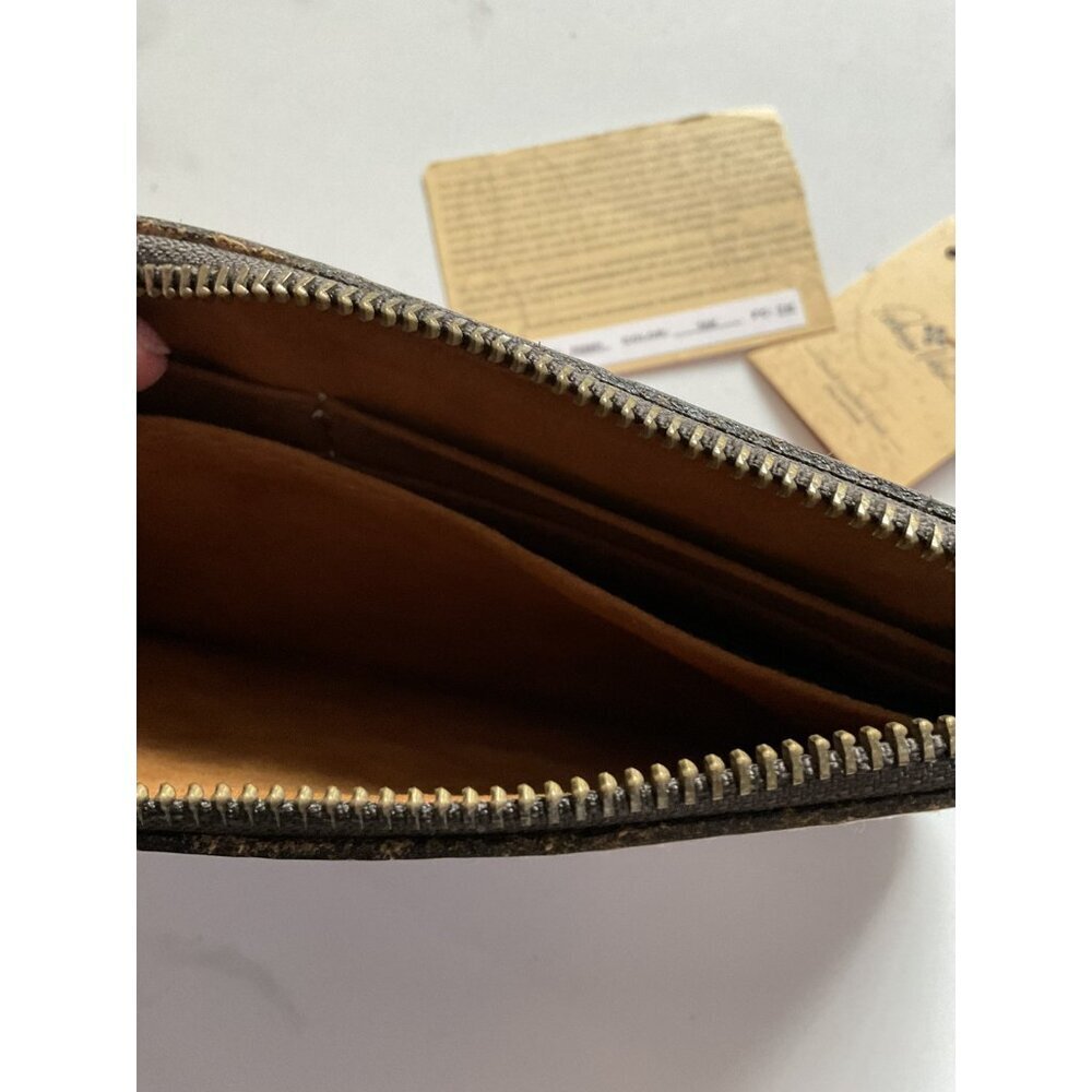 Patricia Nash St. Croce Leather Wristlet Wallet Bag Cognac/Tan Style P55601 - Picture 4 of 6